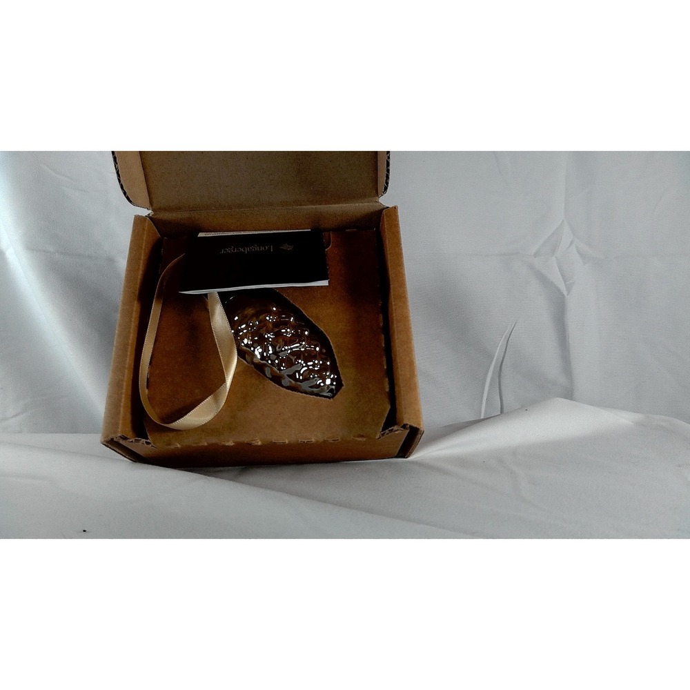 Collectors‎ Club 2006 Pinecone Ornament Blown Glass - NIB